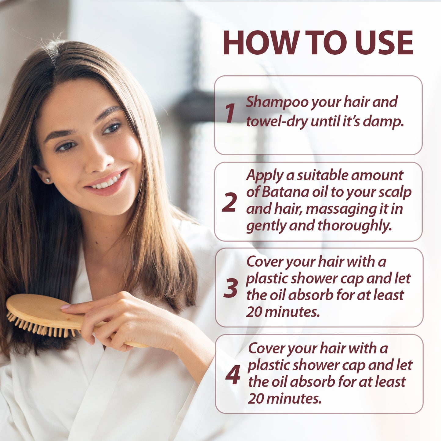 100% Pure Batana Oil Cream – Soft & Smooth Hair Moisturizer for Dry, Damaged Hair and Scalp