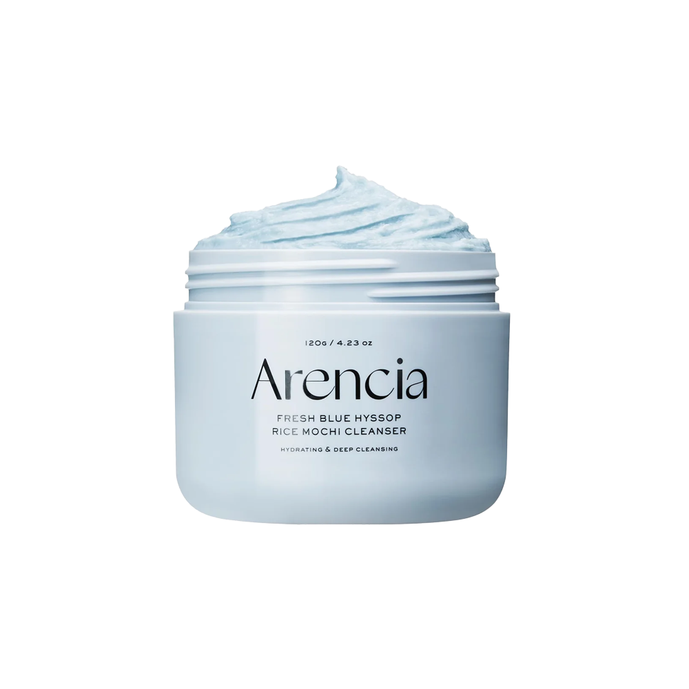 Arencia Fresh Blue Hyssop Rice Mochi Cleanser 120g / 4.23oz