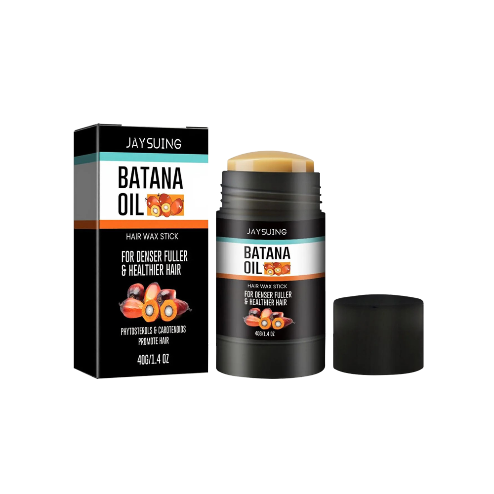 Batana Oil Hair Wax Stick – Nourishing Slick Stick for Edges & Frizz, Strong Hold, 1.4oz