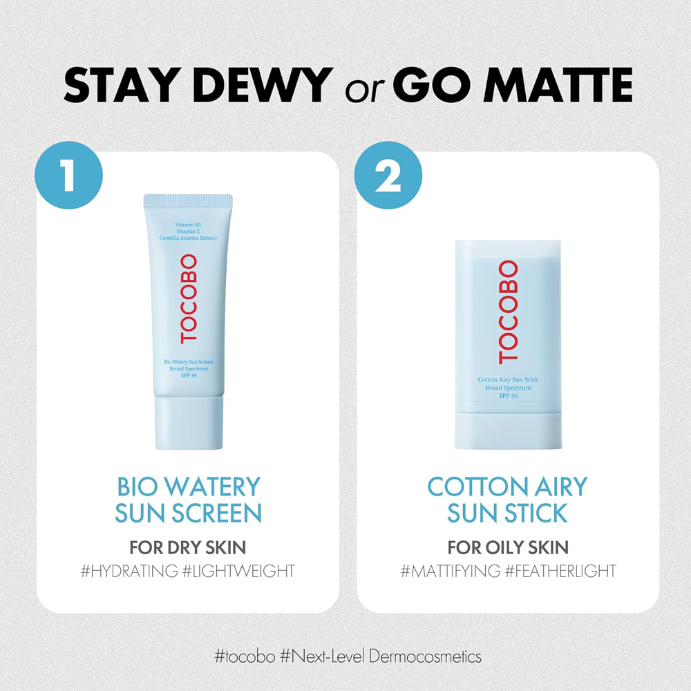 Tocobo Cotton Airy Sun Stick SPF 50 0.67 oz