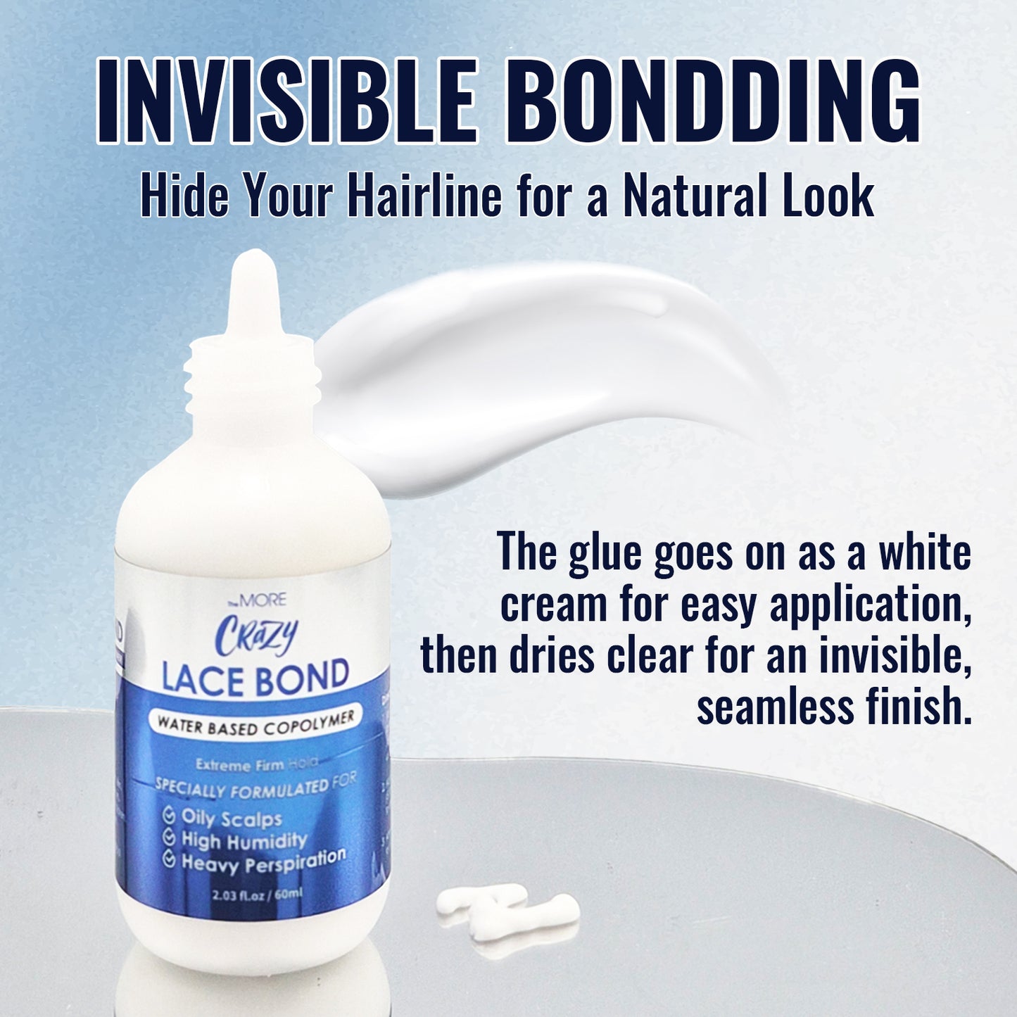 TheMore Crazy Lace Bond – Extreme Hold, Sweat-Proof Lace Wig Adhesive
