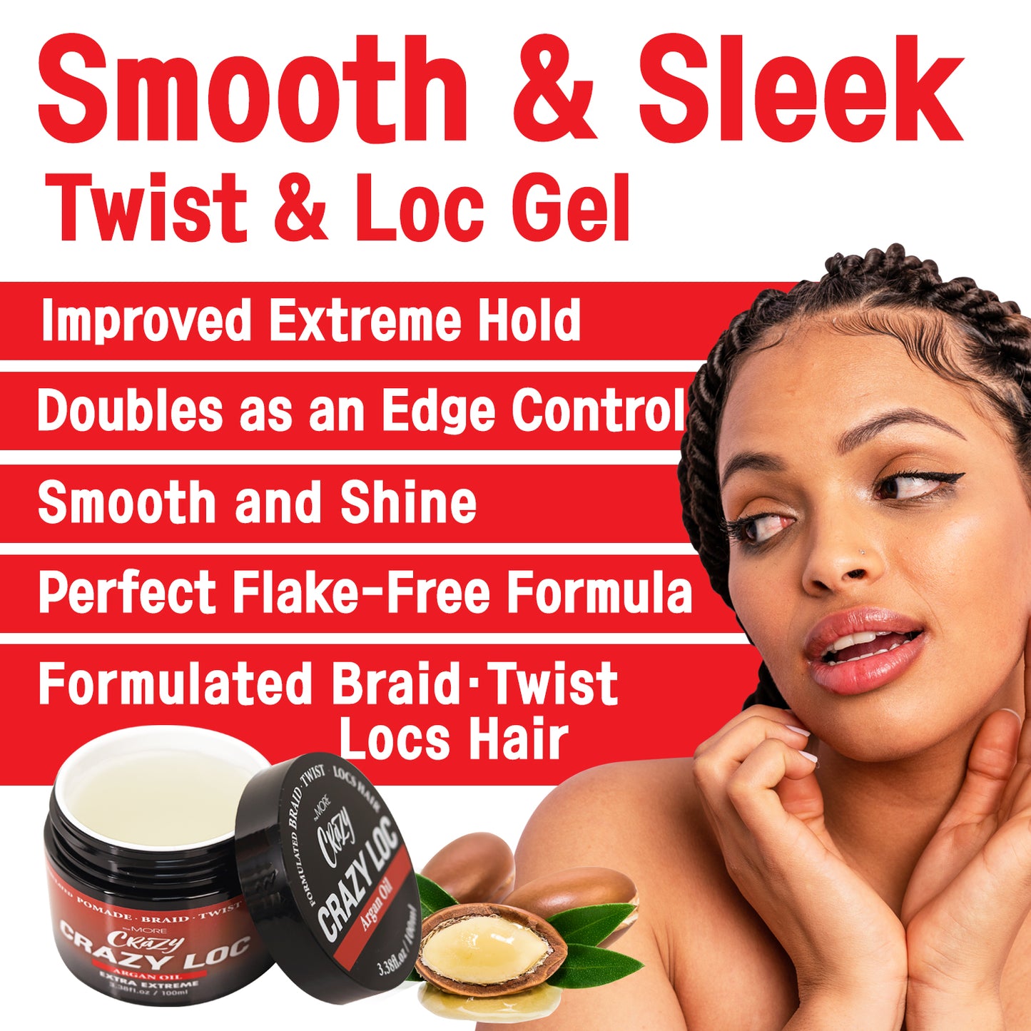 TheMORE Crazy Crazy Loc Argan Oil