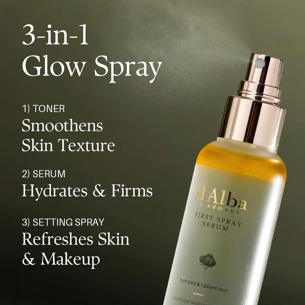 d'Alba White truffle First Spray Serum 50ml (vegan)