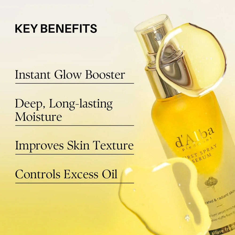 d'Alba White truffle First Spray Serum 50ml (vegan)