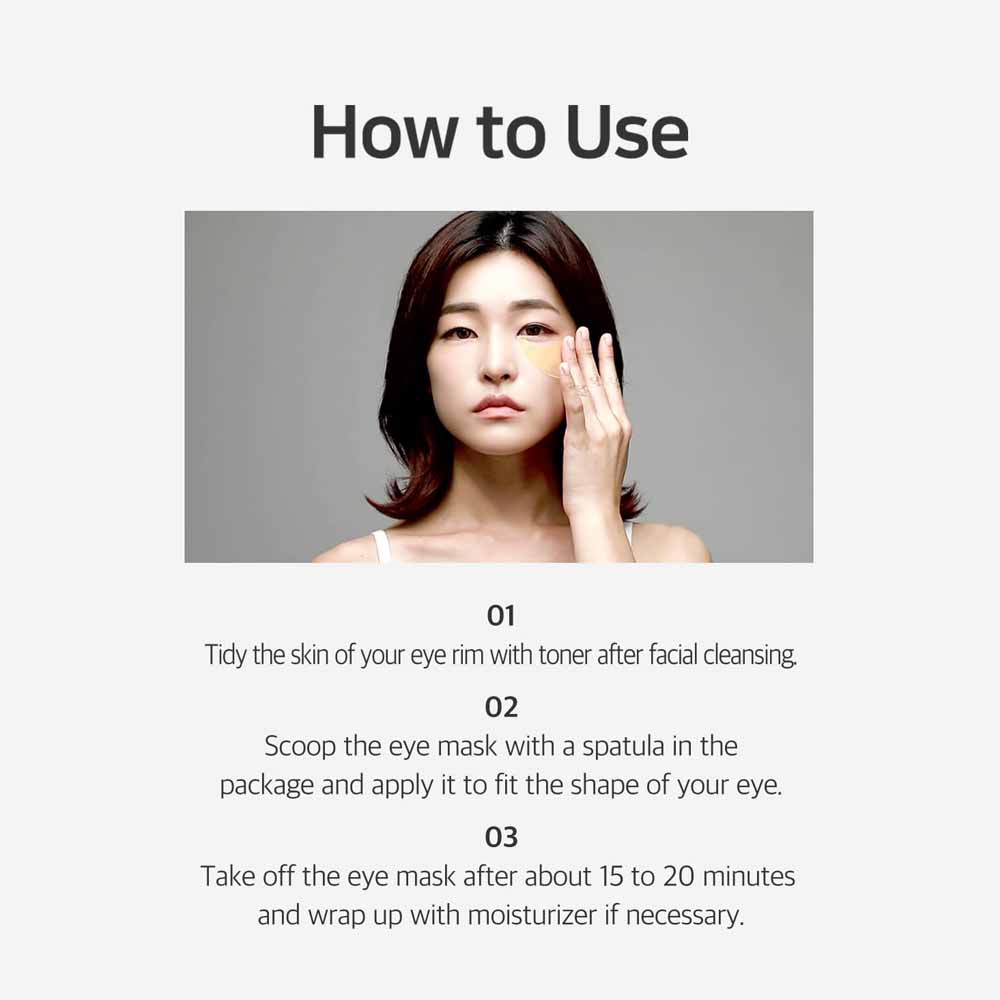 Petitfee Chamomile Brightening Hydrogel Eye Mask