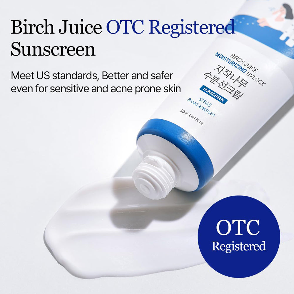Round Lab Birch Juice Moisturizing UVLOCK Sunscreen SPF 45 50ml