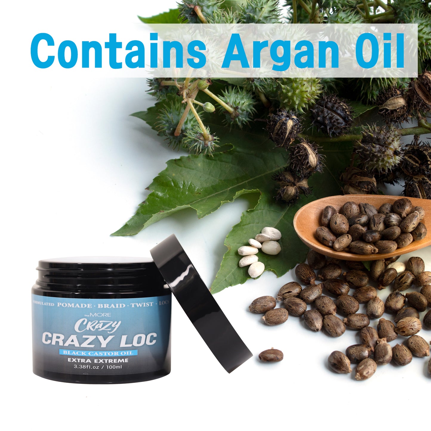 TheMORE Crazy Crazy Loc Black Castor Oil