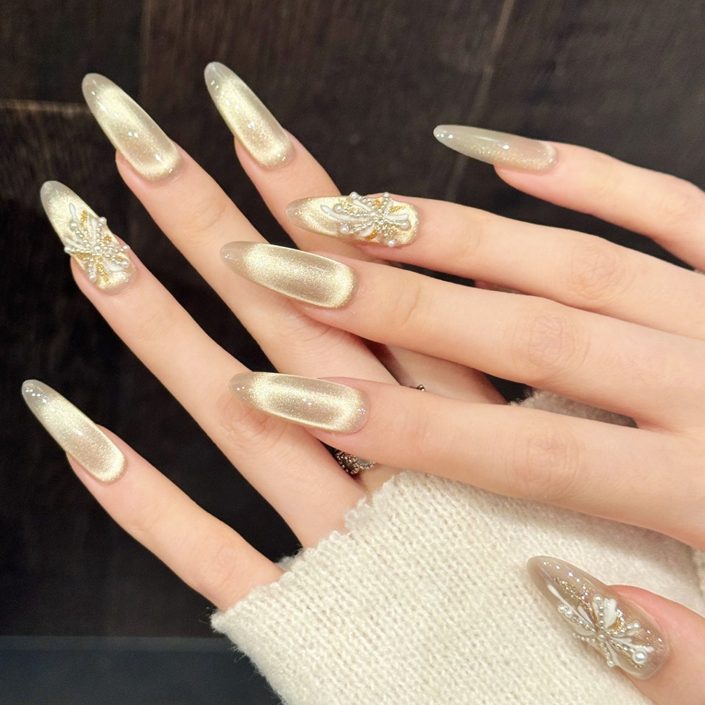 TheMore Crazy 100% Handcrafted Premium Press-On Nails [N002]