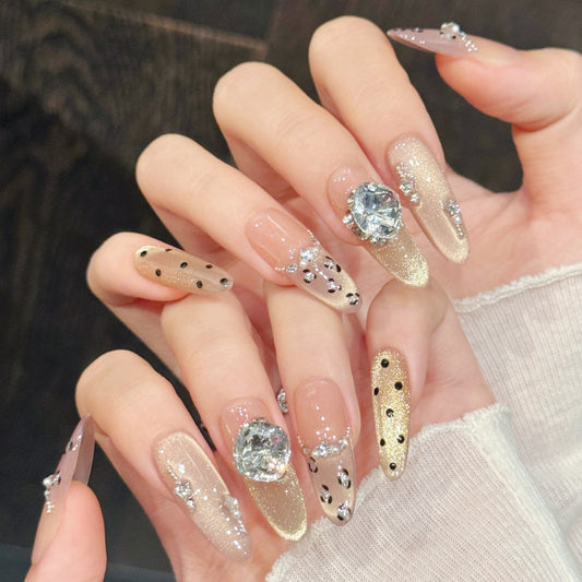 TheMore Crazy 100% Handcrafted Premium Press-On Nails [N014]