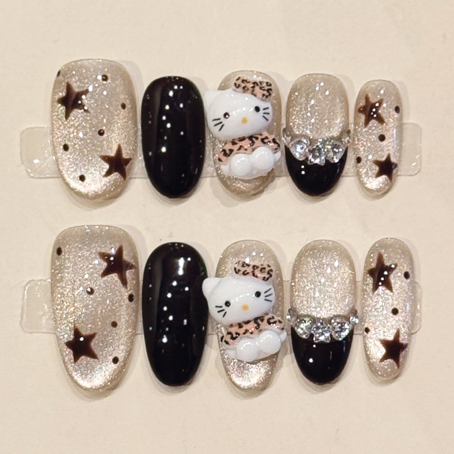 TheMore Crazy 100% Handcrafted Premium Press-On Nails [N017]