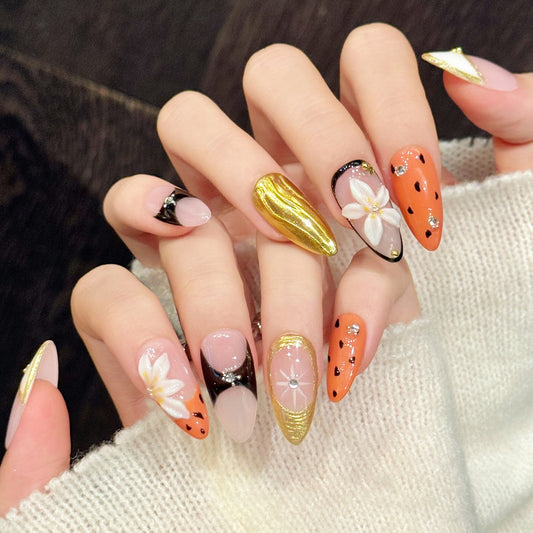 TheMore Crazy 100% Handcrafted Premium Press-On Nails [N027]