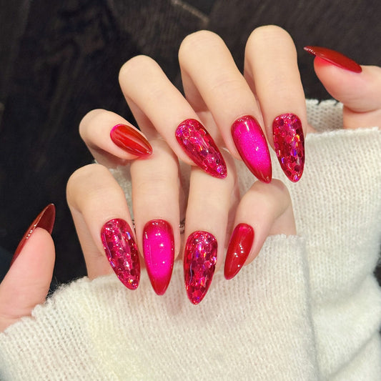 TheMore Crazy 100% Handcrafted Premium Press-On Nails [N028]