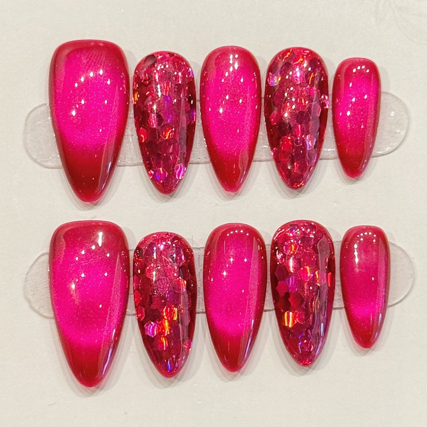 TheMore Crazy 100% Handcrafted Premium Press-On Nails [N028]