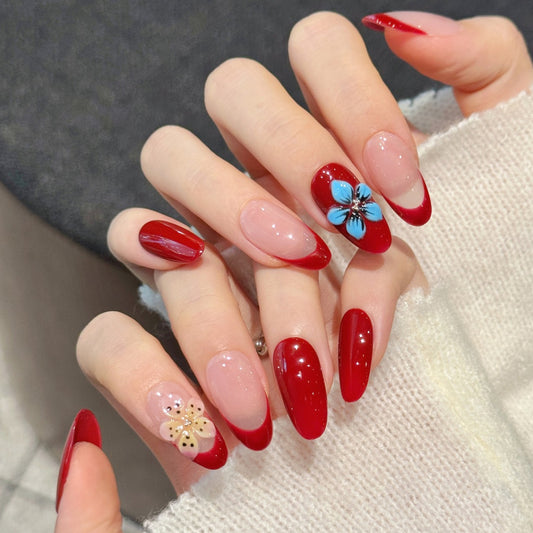 TheMore Crazy 100% Handcrafted Premium Press-On Nails [N032]