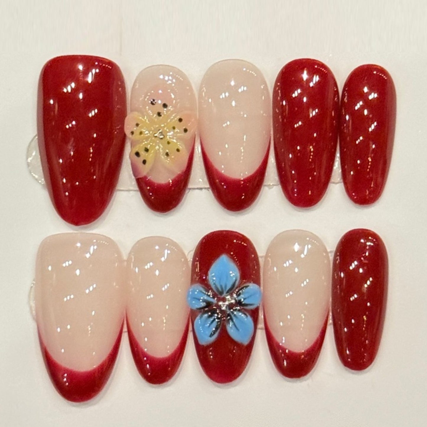 TheMore Crazy 100% Handcrafted Premium Press-On Nails [N032]