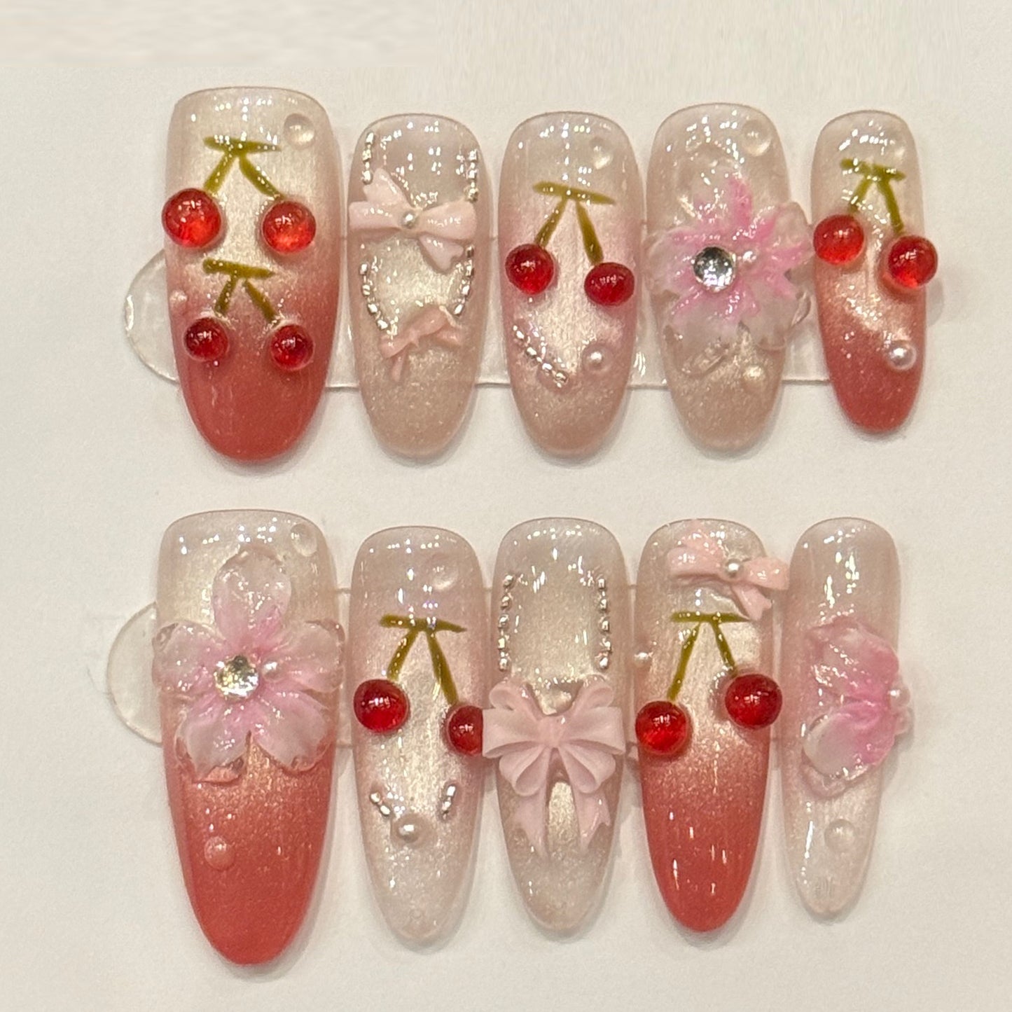 TheMore Crazy 100% Handcrafted Premium Press-On Nails [N039]