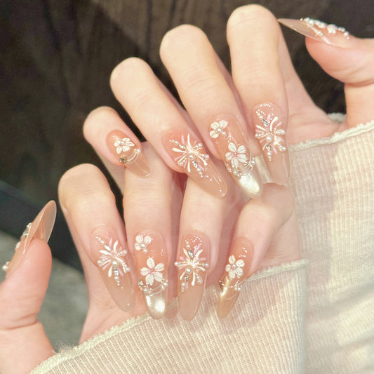 TheMore Crazy 100% Handcrafted Premium Press-On Nails [N043]