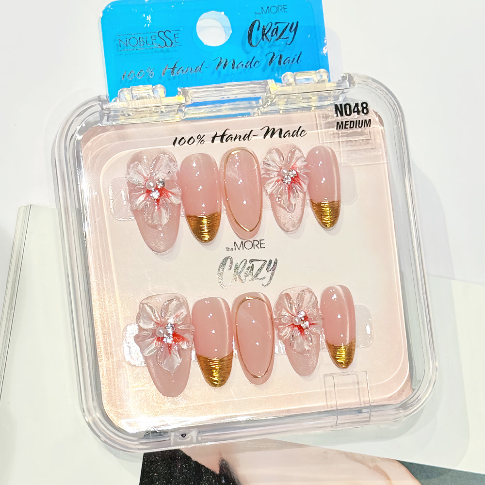 TheMore Crazy 100% Handcrafted Premium Press-On Nails [N048]