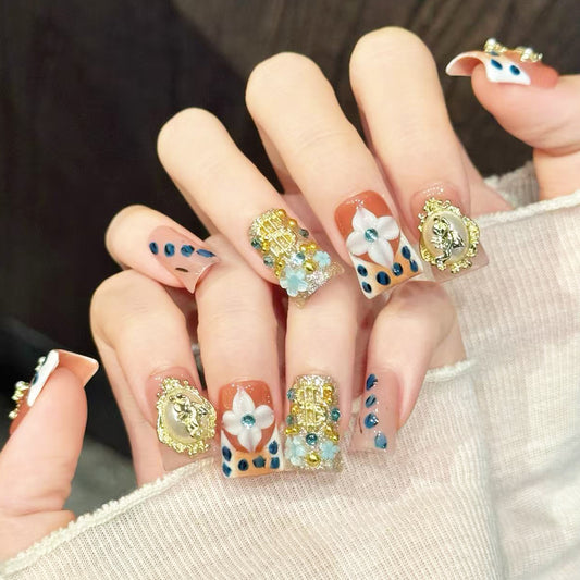 TheMore Crazy 100% Handcrafted Premium Press-On Nails [N055]