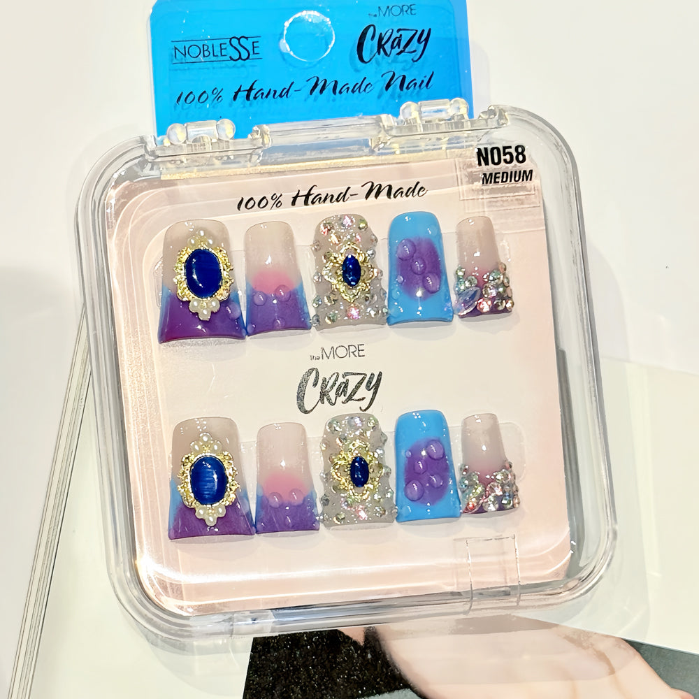 TheMore Crazy 100% Handcrafted Premium Press-On Nails [N058]