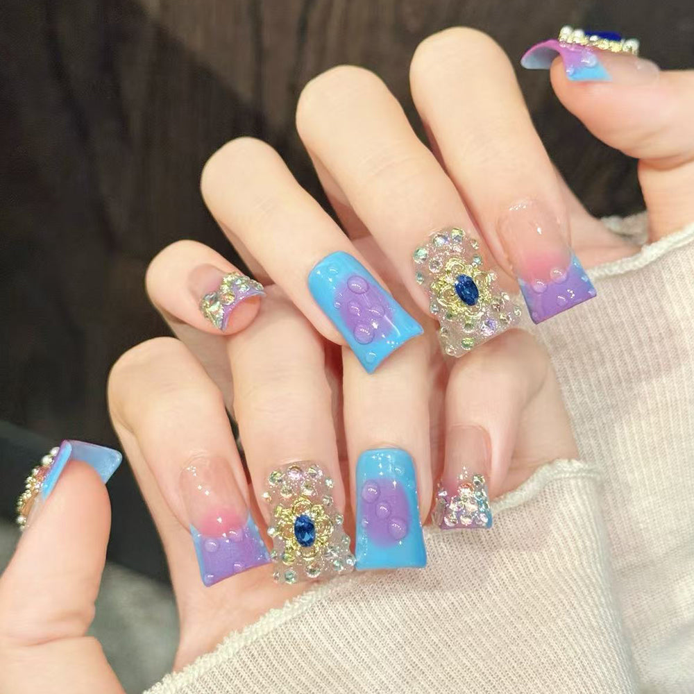 TheMore Crazy 100% Handcrafted Premium Press-On Nails [N058]