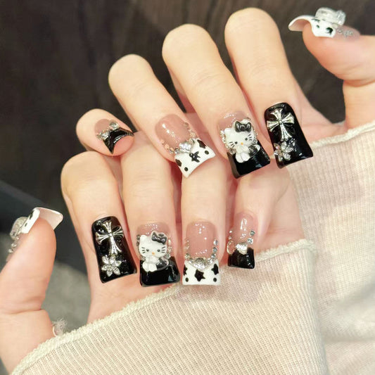 TheMore Crazy 100% Handcrafted Premium Press-On Nails [N059]