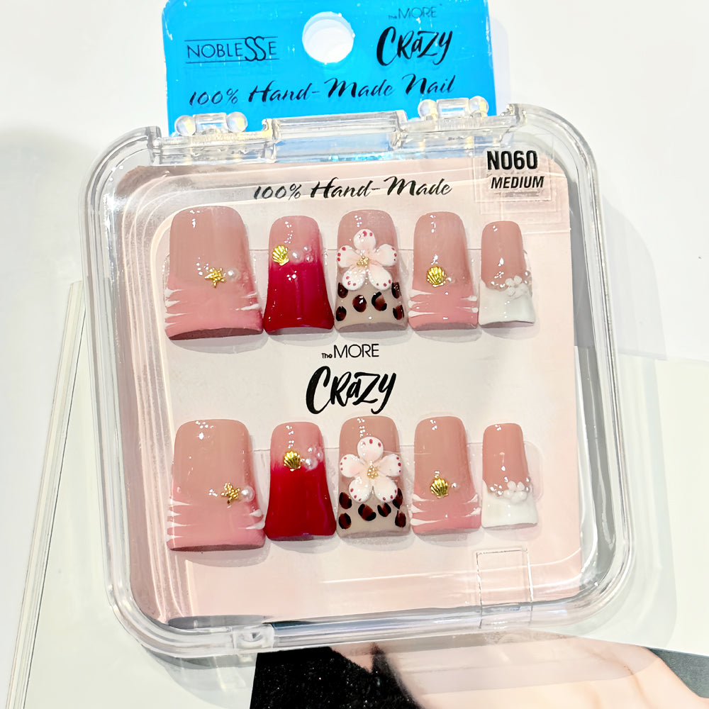 TheMore Crazy 100% Handcrafted Premium Press-On Nails [N060]
