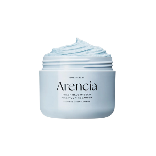 Arencia Fresh Blue Hyssop Rice Mochi Cleanser 120g / 4.23oz