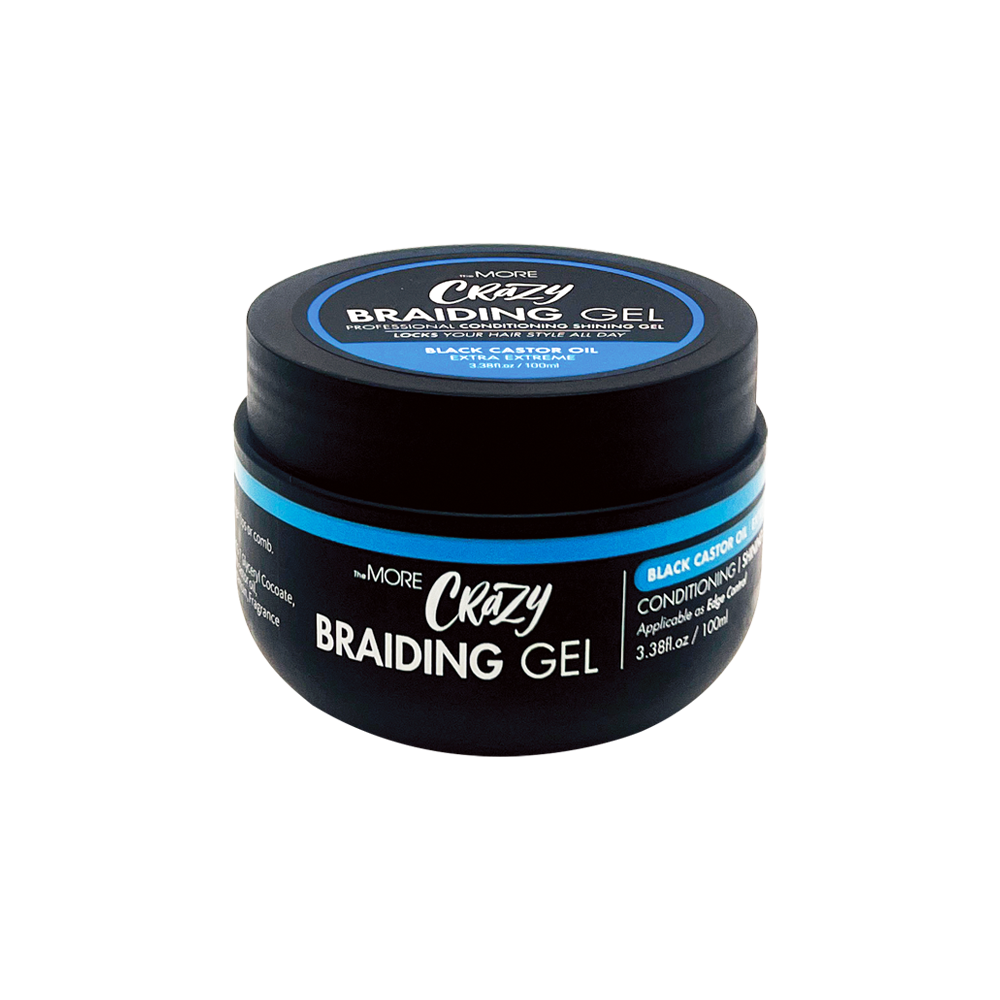 TheMORE Crazy Braiding Gel Black Castor Oil