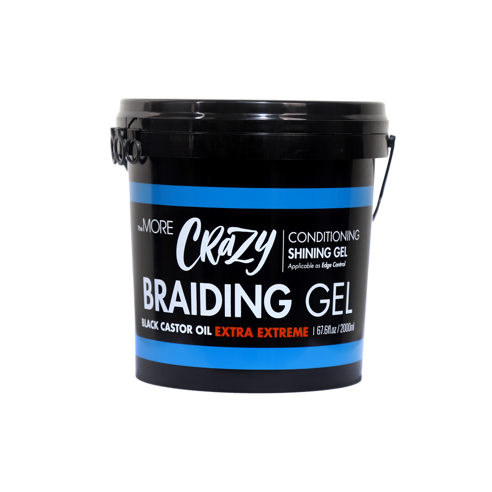 TheMORE Crazy Braiding Gel Black Castor Oil