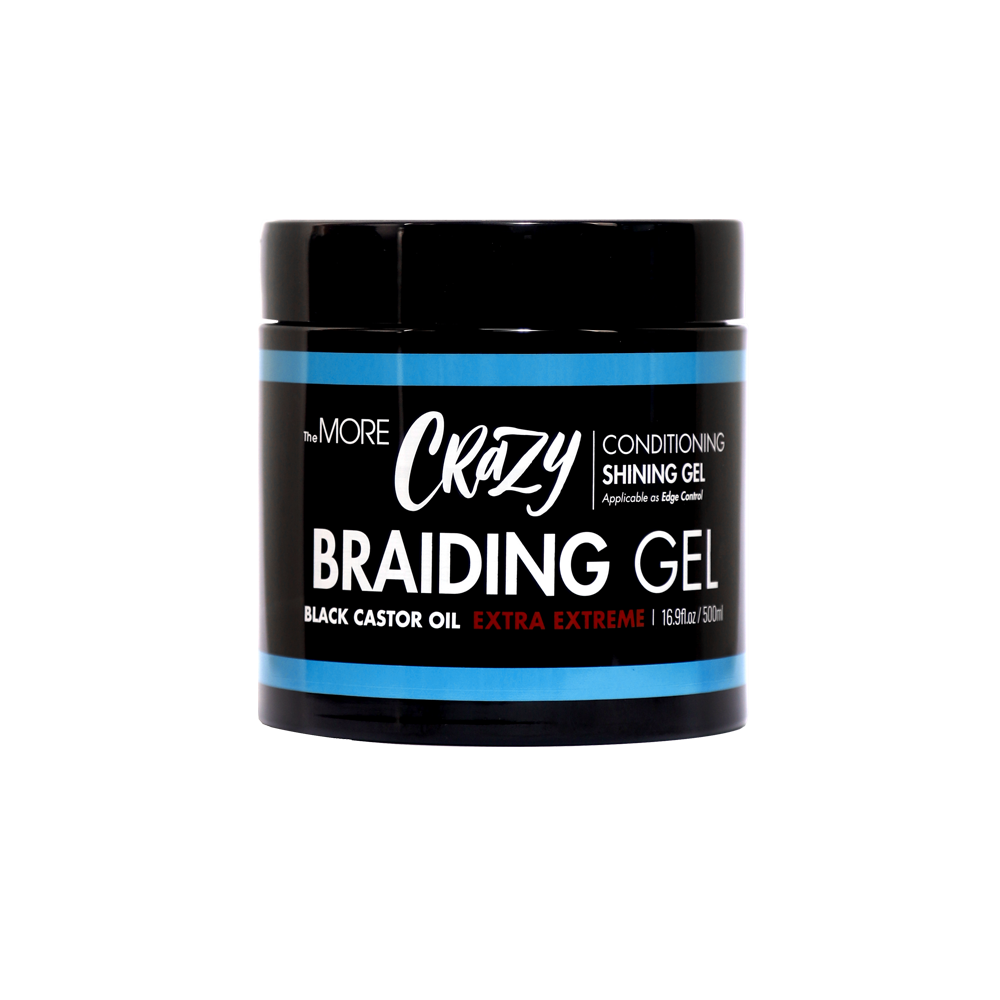 TheMORE Crazy Braiding Gel Black Castor Oil