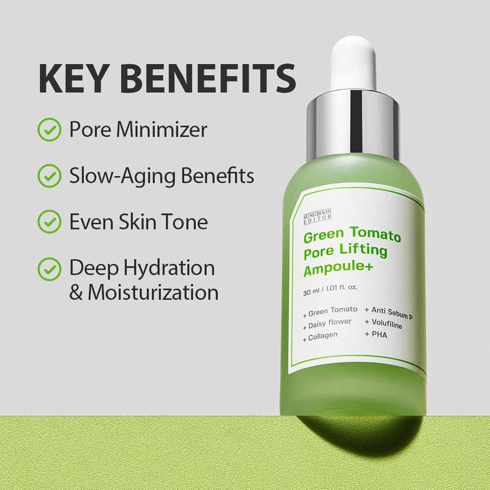 Sungboon Editor Green Tomato Pore Lifting Ampoule 30ml