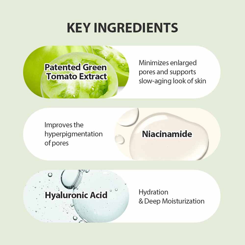 Sungboon Editor Green Tomato Pore Lifting Ampoule 30ml
