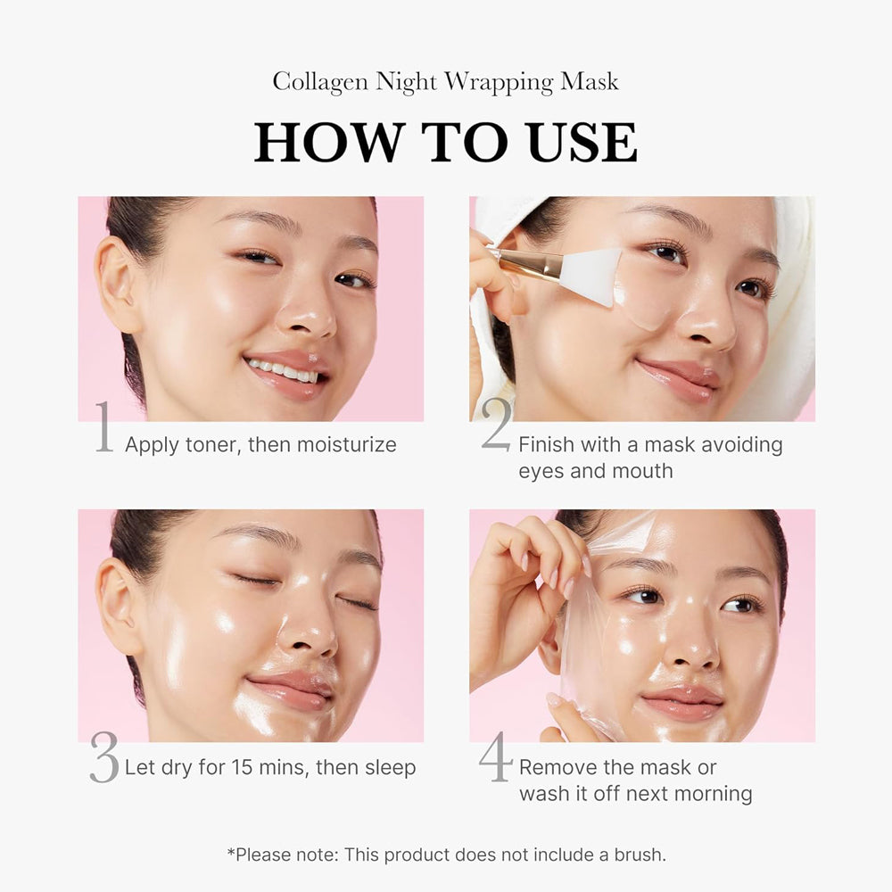 Medicube Wrapping Mask Collagen Overnight Peel Off Facial Mask